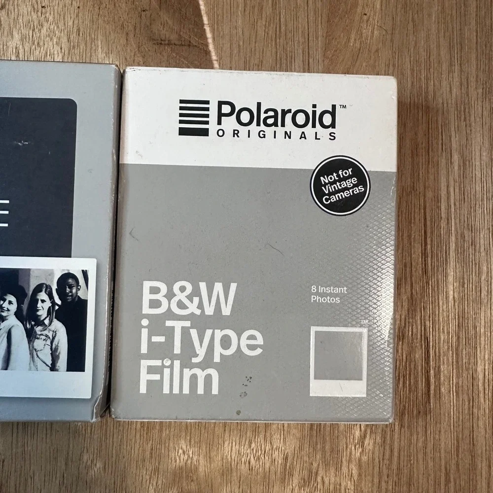 Fujifilm Instax Wide Monochrome & Polaroid Originals B&W i-Type Film Bundle